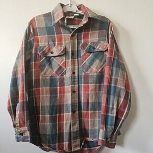 Vintage Prentiss Outdoors Shirt Men's Size Large Buffalo Check Flannel USA